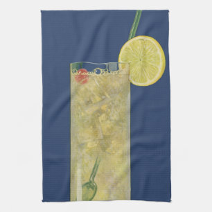 Vintage Lemonade or Fruit Soda, Drinks Beverages Tea Towel
