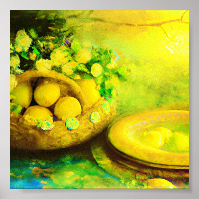 Vintage lemons poster (Front)