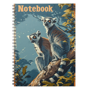 Vintage Lemurs Notebook