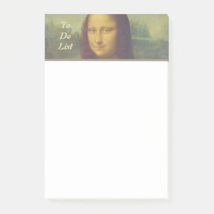 Vintage Leonardo da Vinci Mona Lisa Post-it Notes