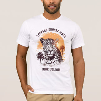 Vintage Leopard at Sunset T-shirt