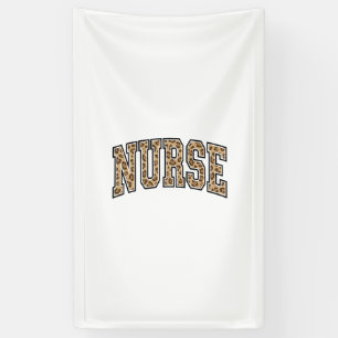 Vintage Leopard Nurse Varsity Shirt Design_1 Banner
