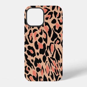 Vintage Leopard Pattern Design iPhone 12 Case