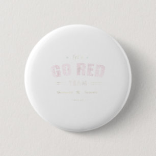 Vintage Lets Go Red Team War Game Competition Summ 6 Cm Round Badge