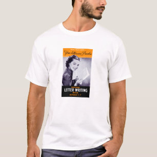 Vintage Letter Writing T-Shirt