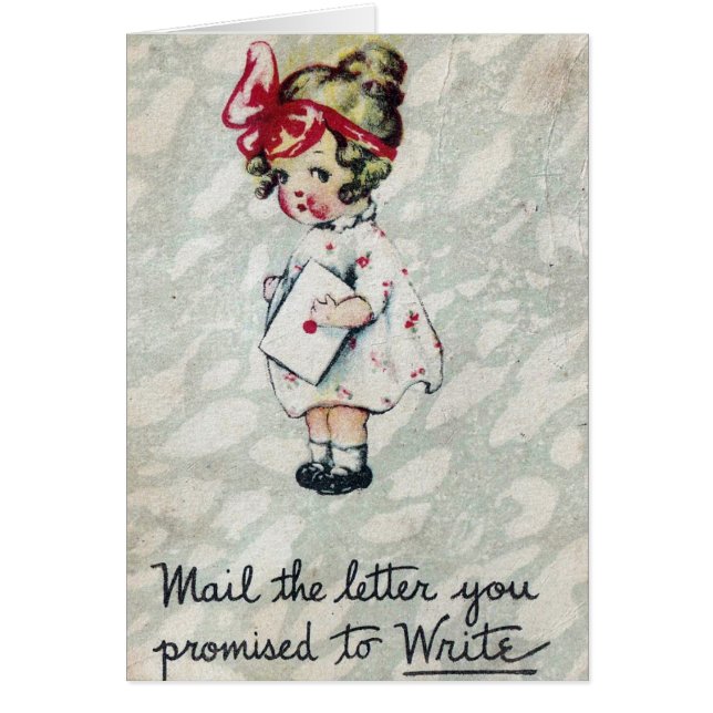 Vintage Letter You Promised Girl (Front)
