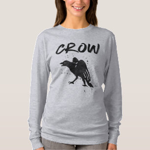 Vintage Letterpress Crow T-Shirt