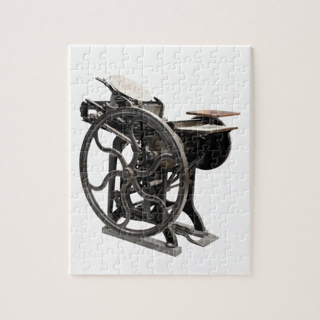 vintage letterpress from 1888 puzzle (Vertical)
