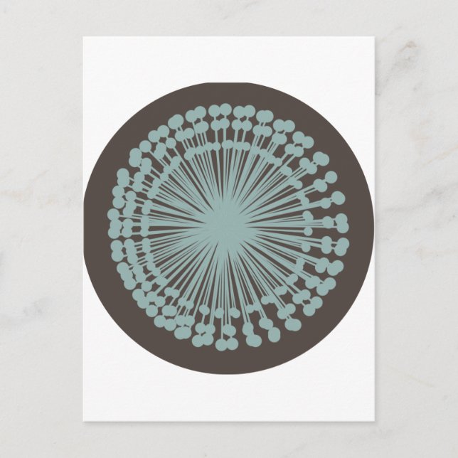 Vintage Letterpress Style Postcard (Front)