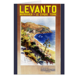 Vintage Levanto Genova Italy Tourism