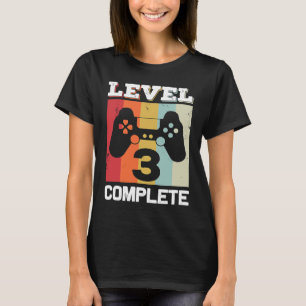 Vintage Level 3 Complete 3rd Year Wedding Annivers T-Shirt