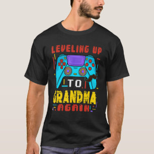 Vintage Levelling Up To Grandma Again Gamer Expect T-Shirt