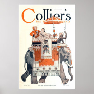 Vintage Leyendecker, "On the Road to Mandalay" Poster