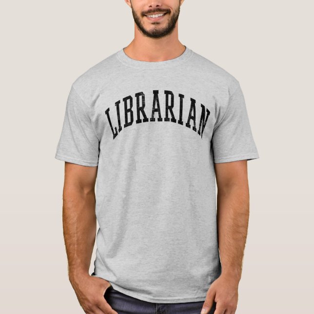 Vintage Librarian T-Shirt (Front)