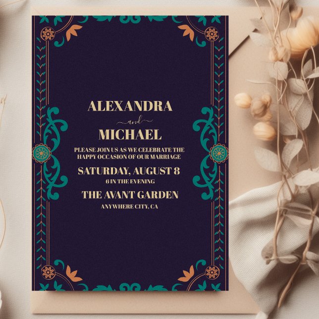 Vintage Library Book Wedding Invitation (Creator Uploaded)