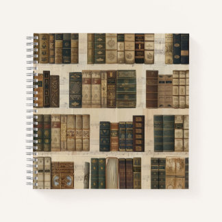 Vintage Library Notebook