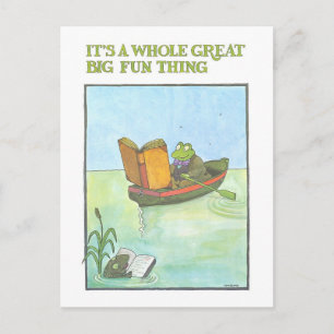 Vintage Library Reading Poster Postcard