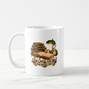 Vintage Library – The Clock Can Wait Coffee Mug