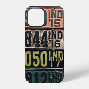Vintage License Plates iPhone 12 Case