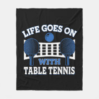 Vintage Life Goes On With Table Tennis Ball Game P