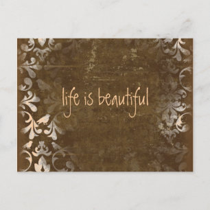 Vintage Life is Beautiful Postcards