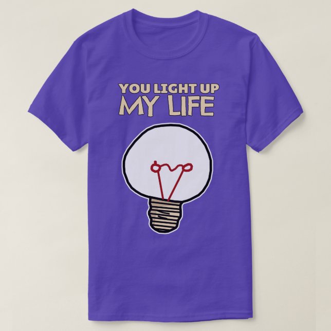 Vintage Light Bulb T-Shirt (Design Front)