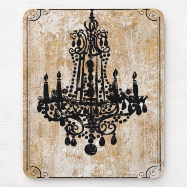 vintage light mouse pad (Front)