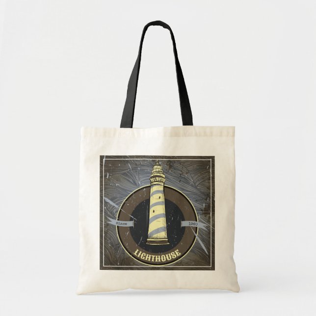 Vintage Lighthouse | 1960 Tote Bag (Front)