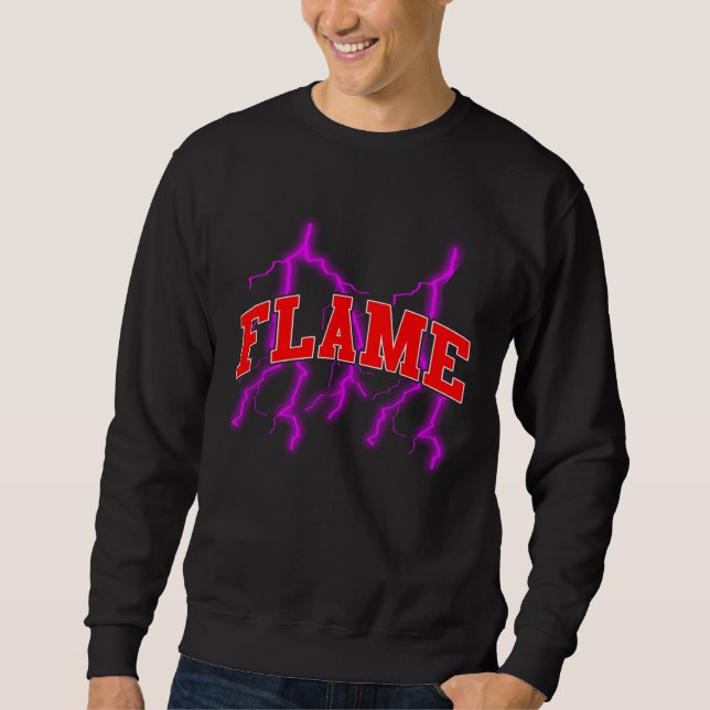 Vintage lightning sweatshirt (Front)