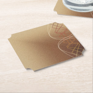 Vintage Lights Paper Coaster