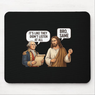 Vintage Like Didnt Listen At Bro Same Meme Mouse Pad