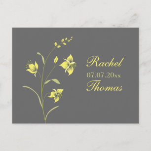 Vintage Lily RSVP postcard