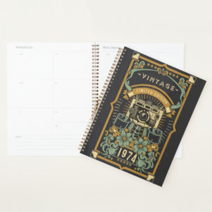 Vintage Limited Edition 1974 Planner