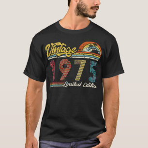 Vintage Limited Edition Vintage 1975 Birthday T-Shirt