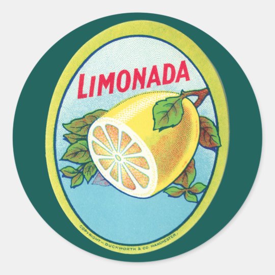 Vintage Limonada Label