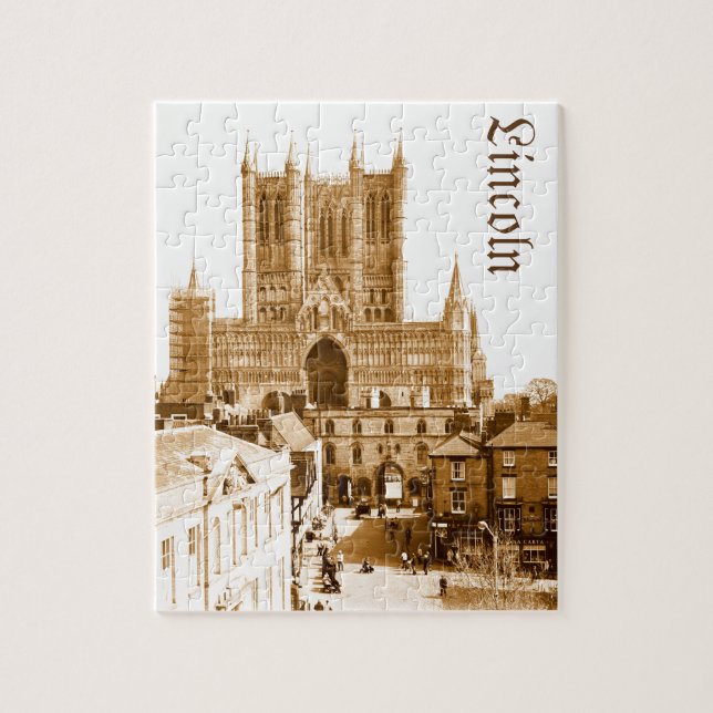 Vintage Lincoln Jigsaw Puzzle (Vertical)