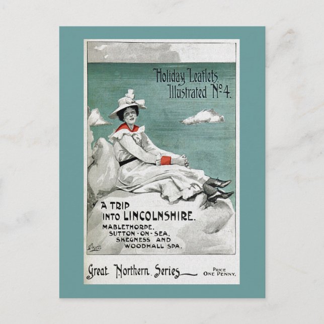 Vintage Lincolnshire, UK, Holiday Leaflet (Front)