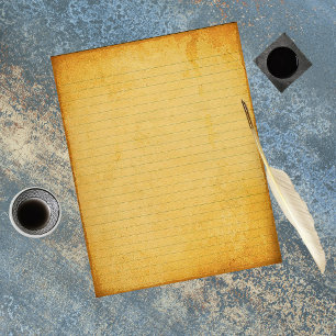 Vintage Lined Writing Paper