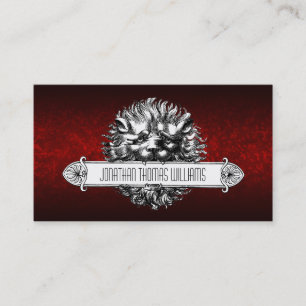 Vintage Lion Premium Attorney Business Cards