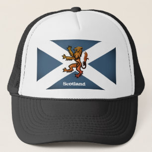Vintage Lion & Scottish flag, Scotland / fashion Trucker Hat