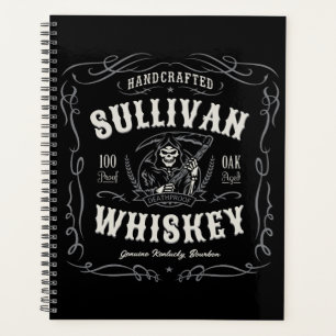 Vintage Liquor ADD NAME Old Grim Reaper Whiskey   Planner