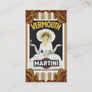 Vintage Liquor Business Card
