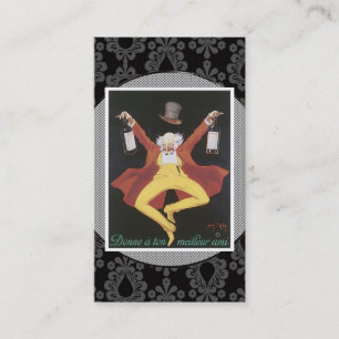 Vintage Liquor Business Card