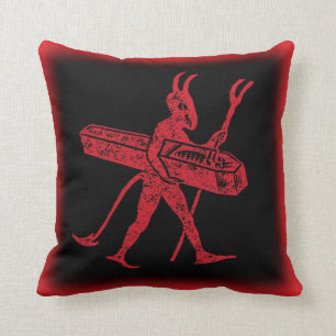 Vintage little devil cushion