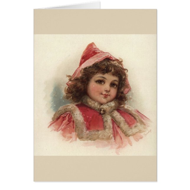 Vintage - Little Girl's Winter Outfit, (Front)