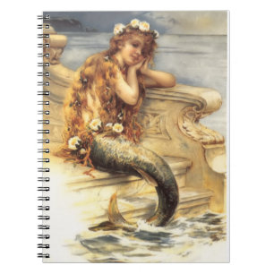 Vintage Little Mermaid Notebook