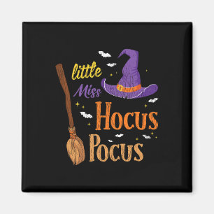 Vintage Little Miss Hocuss Pocuss Halloween witche Magnet