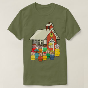 Vintage Little People School Photo T-Shirt