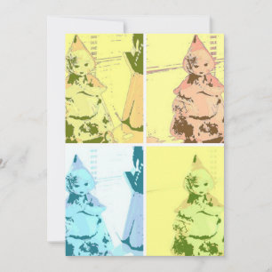 Vintage Little Red Riding Hood Invitation