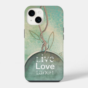 Vintage Live Love Laugh iPhone 14 Case